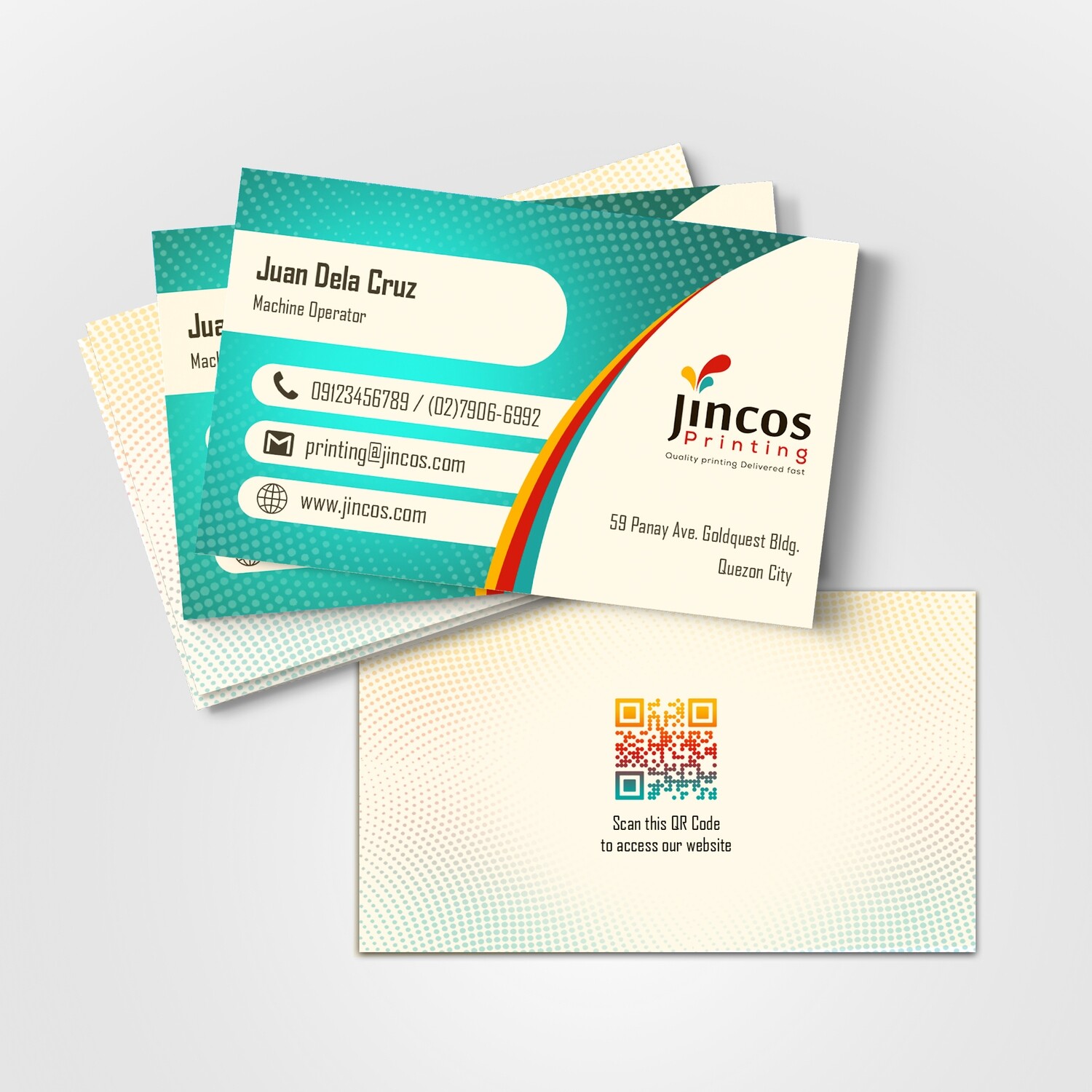 Rush Printing – Same Day Calling Cards (2-Sided, Premium Ivory)