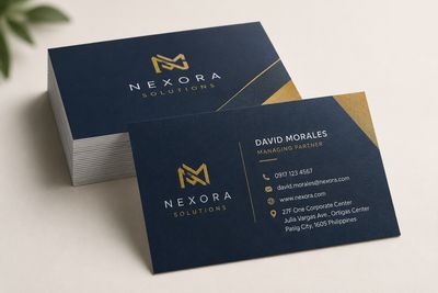 Silk Laminated Calling Cards