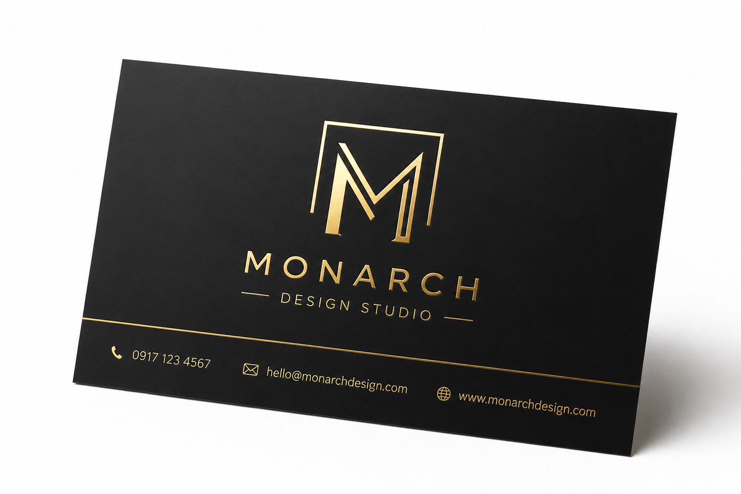 Foil Stamped Calling Cards