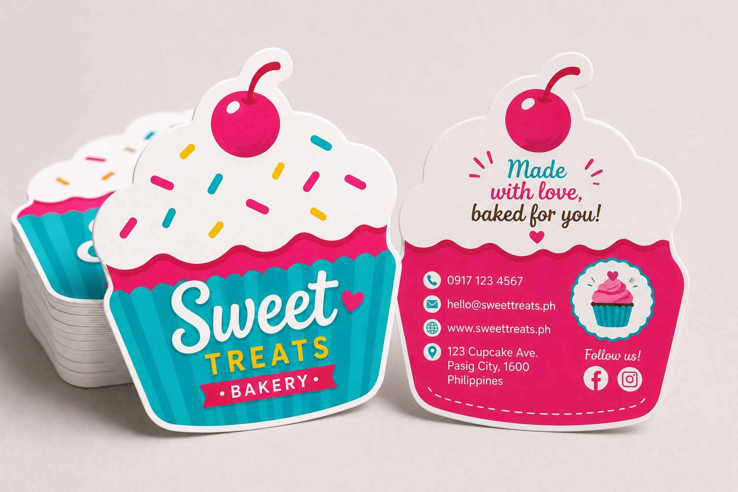 Die-Cut Calling Card
