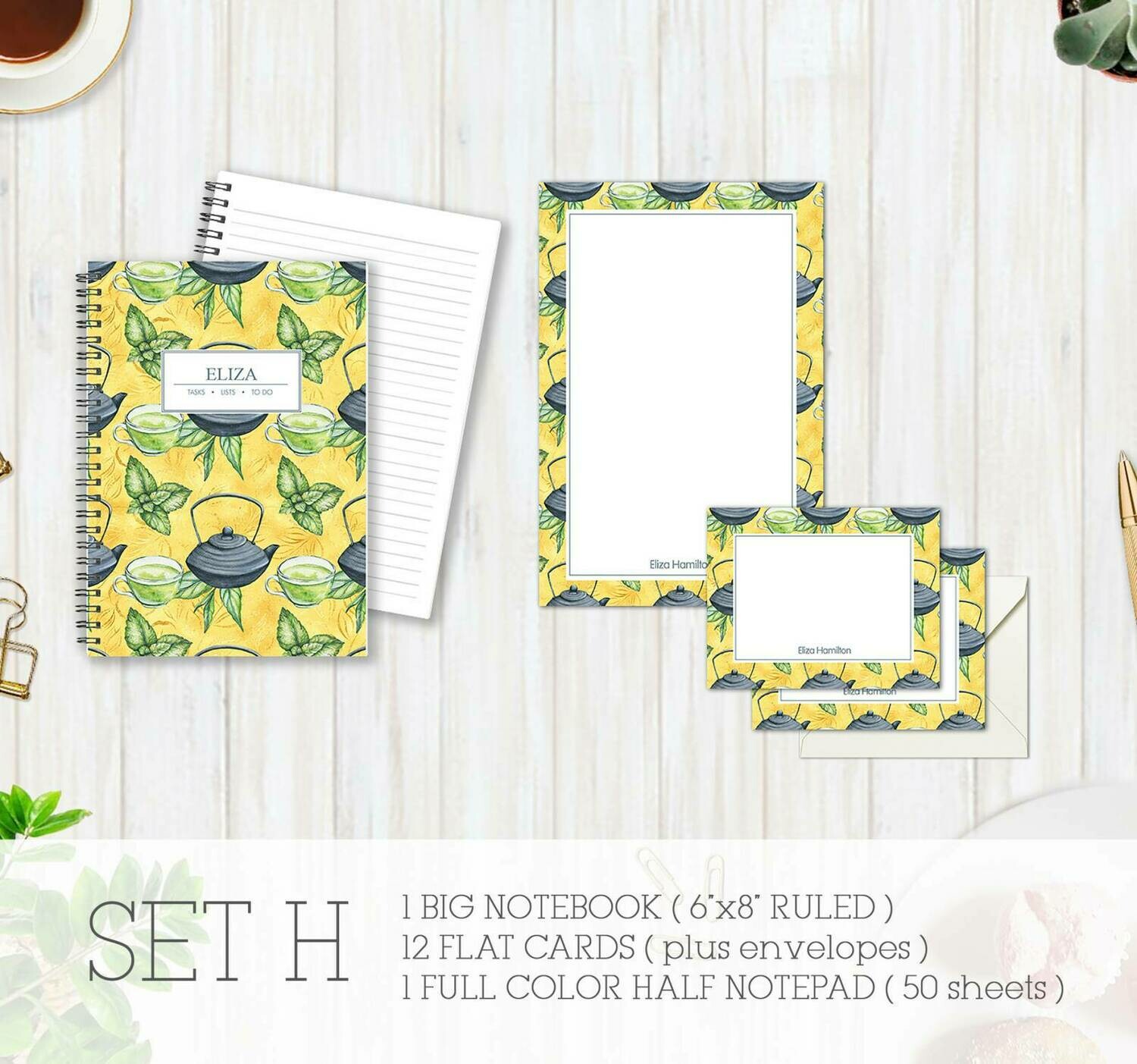 Full Color Stationery Gift Set – Set H Full Color Stationery Gift Set – Set H
