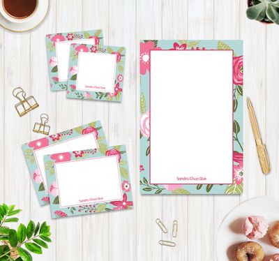 Full Color Stationery Gift Set – Set A