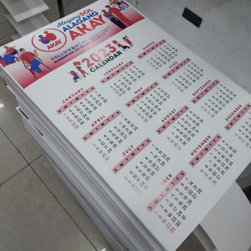 One Page Calendar