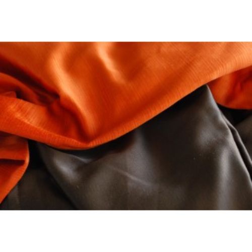 Coordinato Fiammato Marrone e Arancio