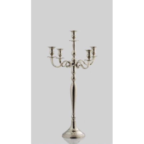 Candeliere Alluminio Nickelato