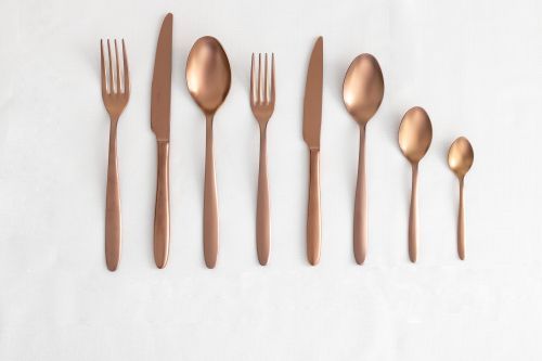 Linea Posate Rame Satinato