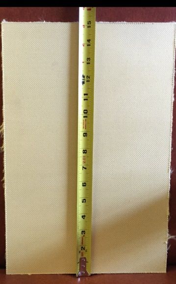 Kevlar® Panel 10&quot;x15&quot; Bullet Resistant Insert - NIJ IIIA