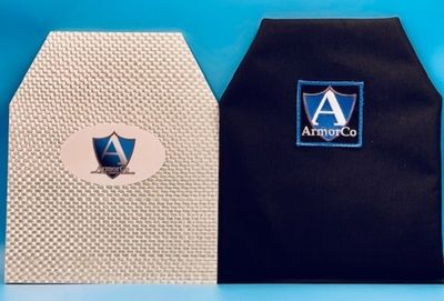 Kevlar® Soft Armor10"x12" Sapi cut and Fiberglass 10"x12" Shooter Cut Insert NIJ IIIA