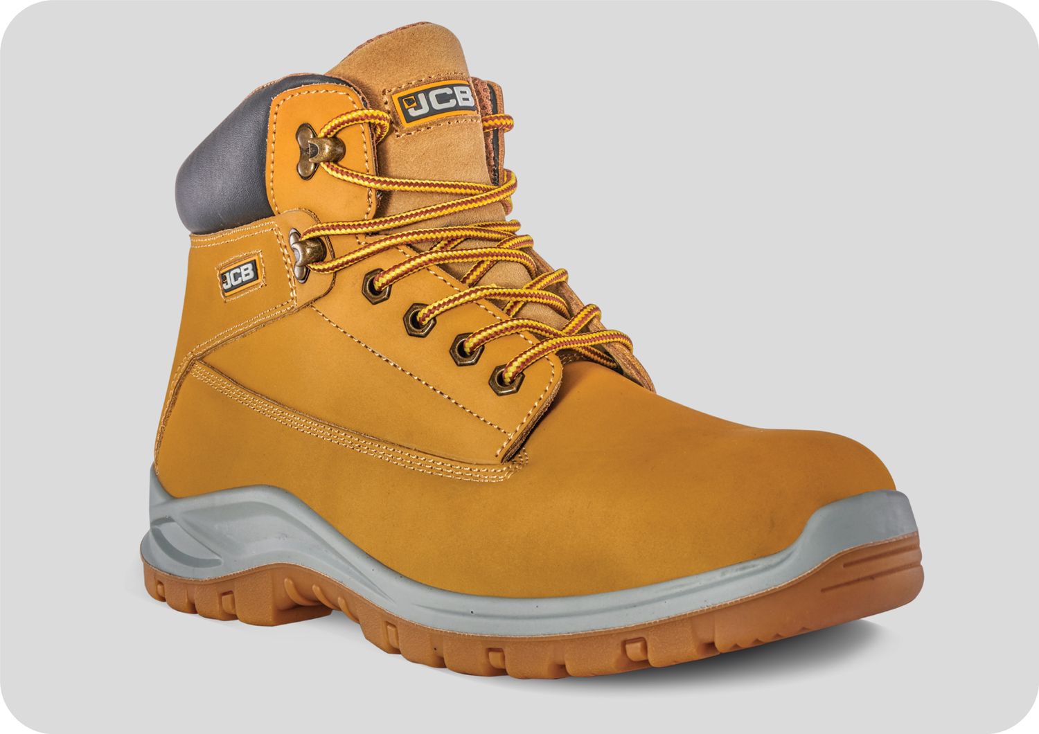 JCB Holton Safety Boot Honey Nubuck