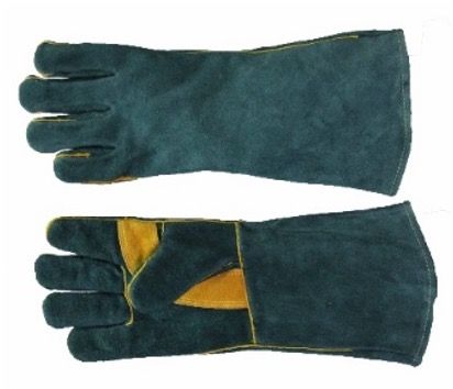 PIONEER 8&quot; GREEN LINED ELBOW LENGTH WITH REINFORCED PALM