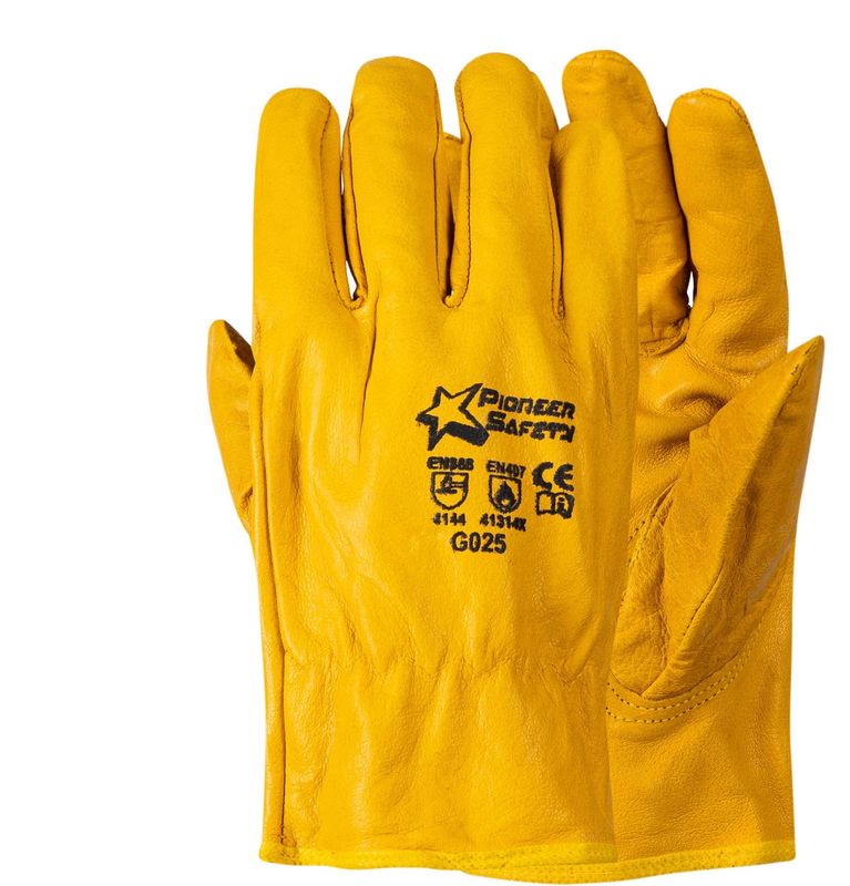 PIONEER YELLOW NAPPA GLOVE COWHIDE