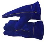 2.5&quot; BLUE LINED WELDING GLOVE AB GRADE
