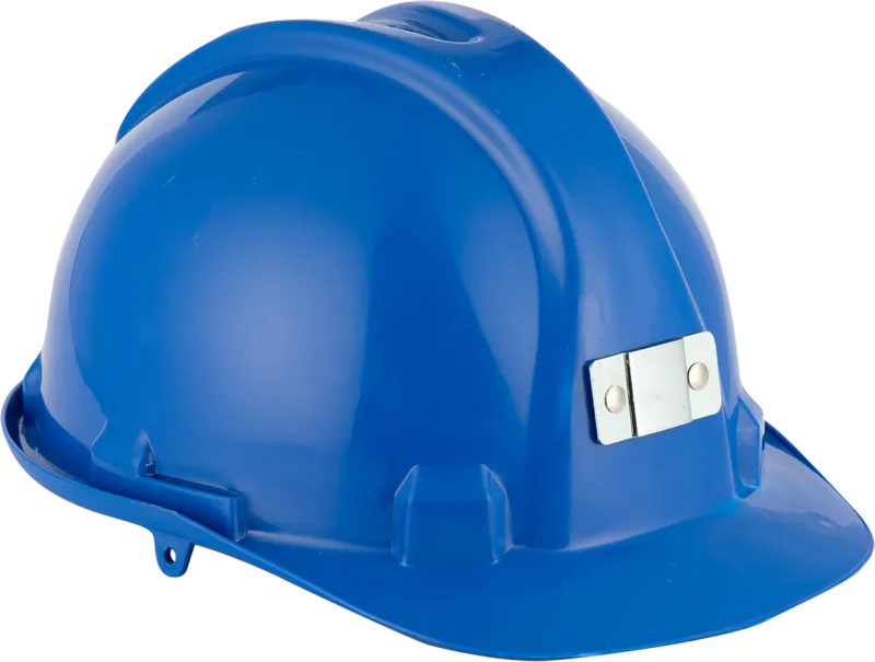 HARD HAT WITH METAL CLAMP