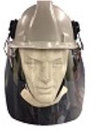 CLEAR FACE COVER FOR HARD HAT (CLIP ON)