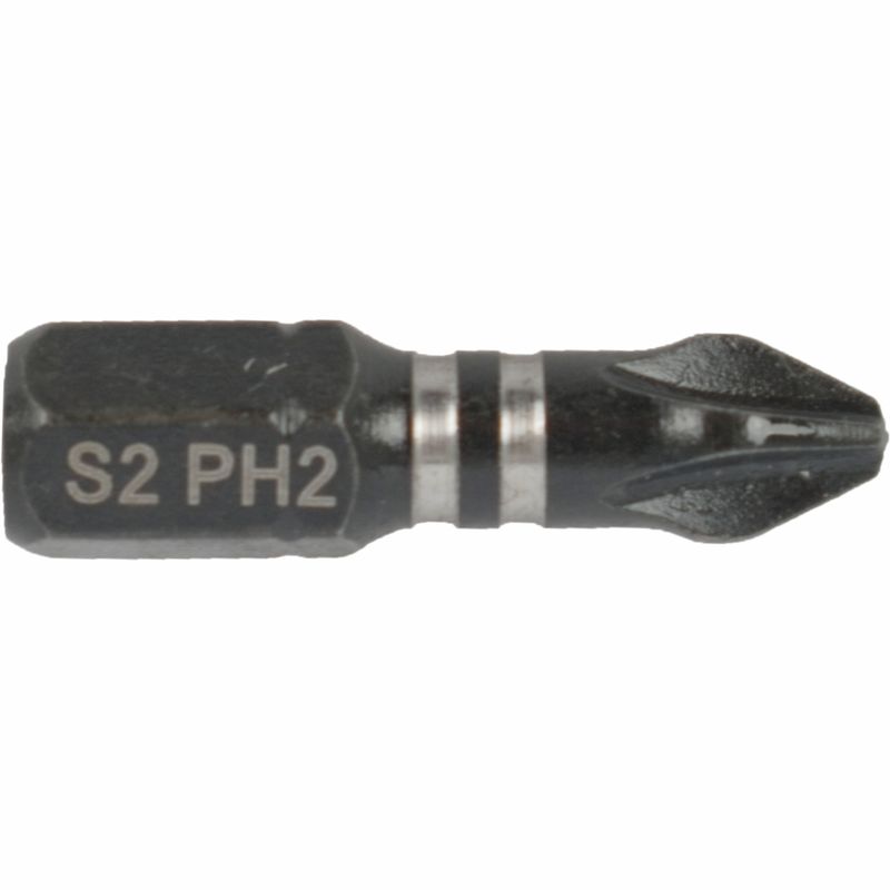 IMPACT PHIL.2 X 25MM INSERT BIT BULK PH2
