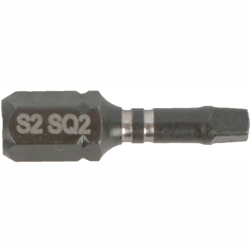IMPACT SQUARE SQ NO.2 X 25MM INS BIT BULK