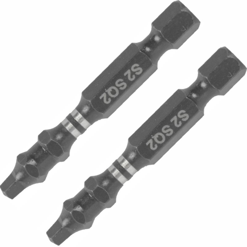 IMPACT SQUARE SQ NO.2 X 50MM PWR BIT 2/CARD SQ2