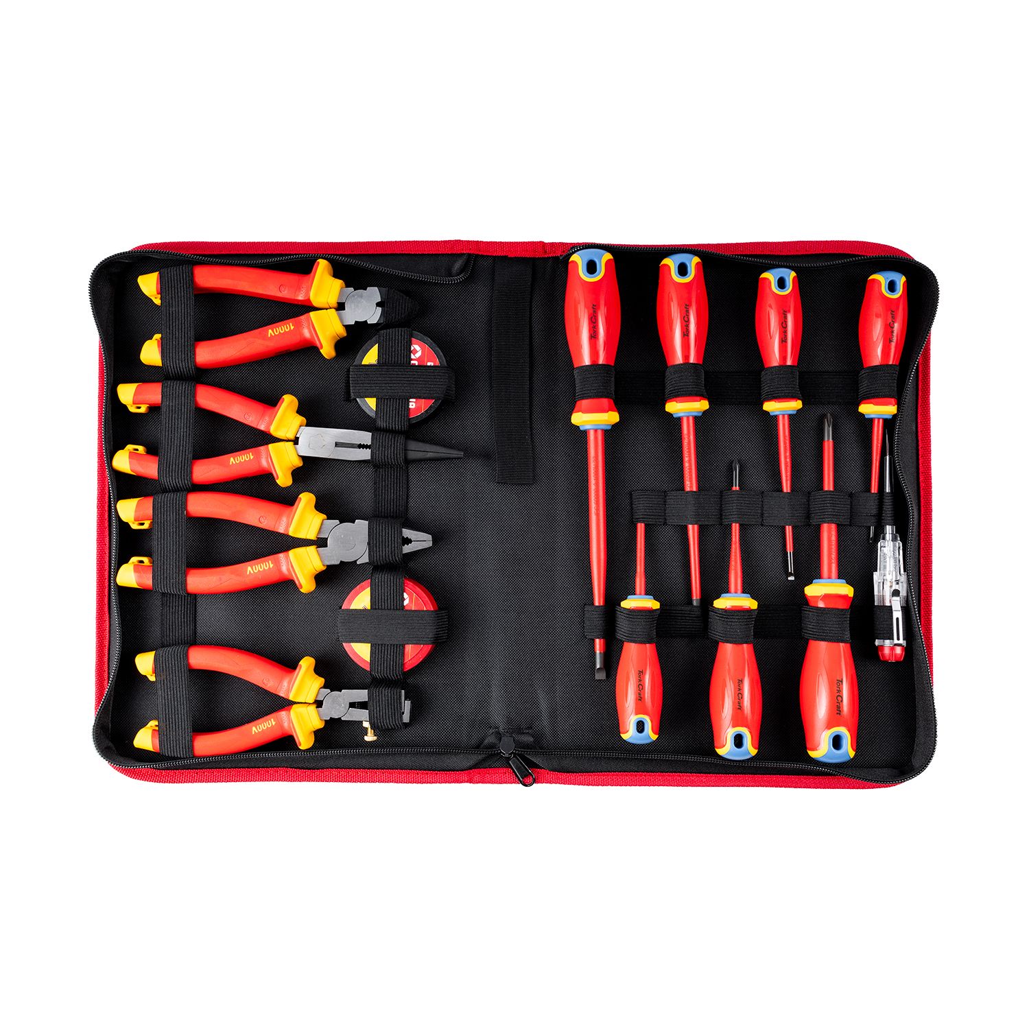 14PC S/DRIVER (PH/SL) &amp; HAND TOOLS SET ELECTRICIANS INSULATED VDE