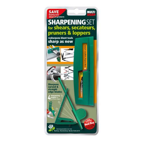 GARDEN TOOL SHARPENING KIT 2PC SHEAR &amp; SCATEUR