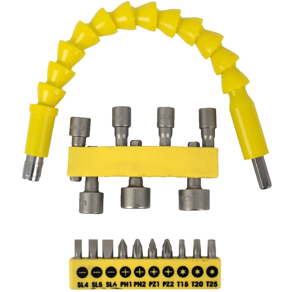 18 PIECE FLEX. SHAFT &amp; NUTSETTER SET