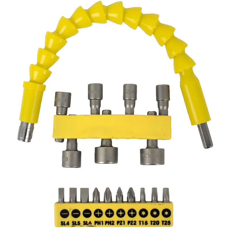 18 PIECE FLEX. SHAFT &amp; NUTSETTER SET