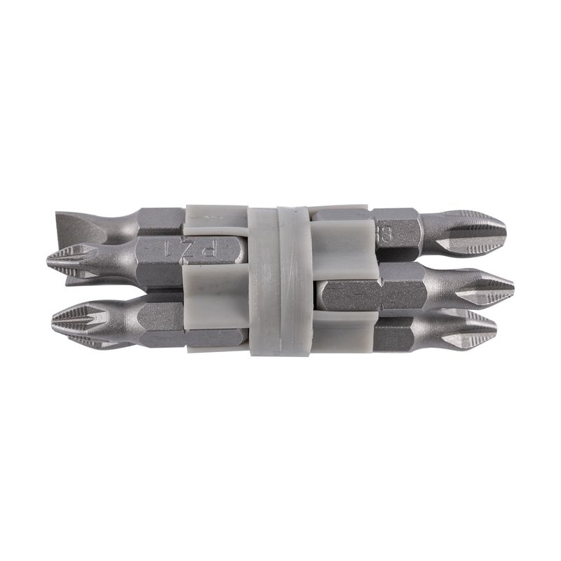 INSERT BIT SET 25MM 10PCE PH PZ SL PHILLIPS POZI SLOTTED