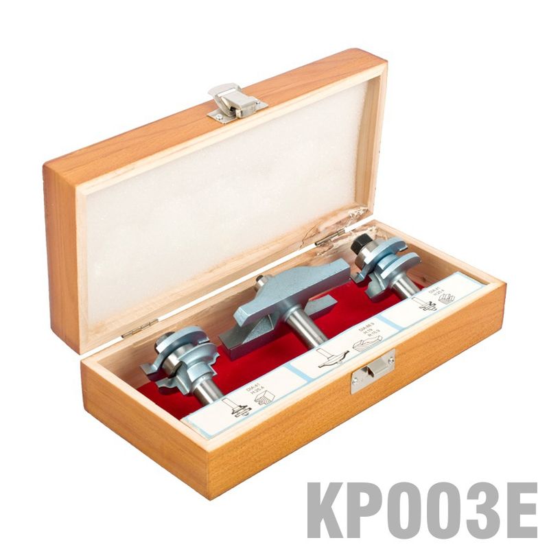 CABINET DOOR SET 3PC OGEE STILE 1/2&#39; SHANK WOODEN BOX