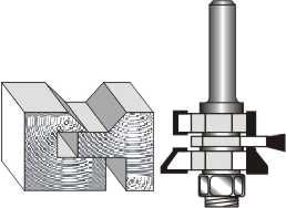 REPLACEMENT 3.2MM CUTTER FOR THE V JOINT TONGUE &amp; GROOVE ASSE