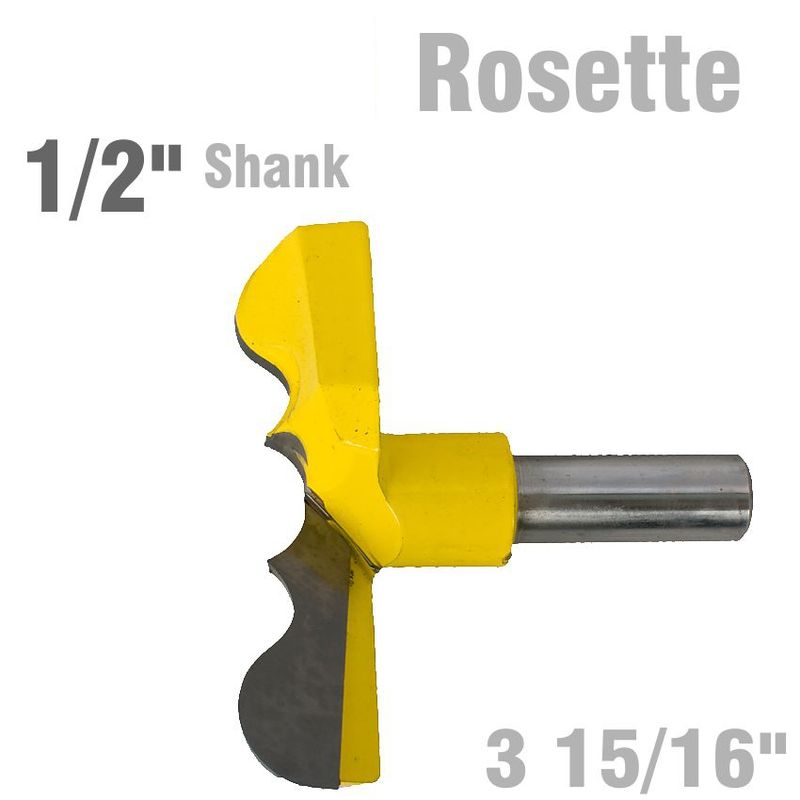 ROSETTE BIT 84MM (3 15/16&#39;CUTTING DIAMETER) 1/2&#39; SHANK