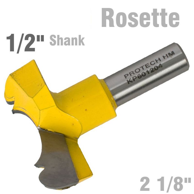 ROSETTE BIT 54MM (2 1/8&#39;CUTTING DIAMETER) 1/2&#39; SHANK 601204