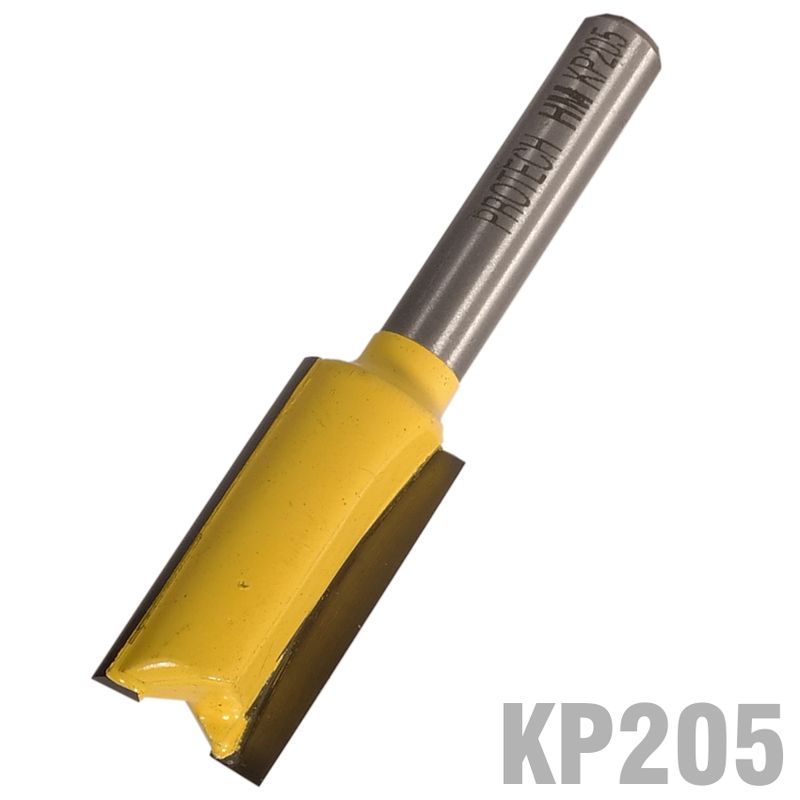 STRAIGHT BIT 1/2&#39; (12.7MM) X 1&#39;(25.4MM) TWO FLUTE 1/4&#39; SHANK