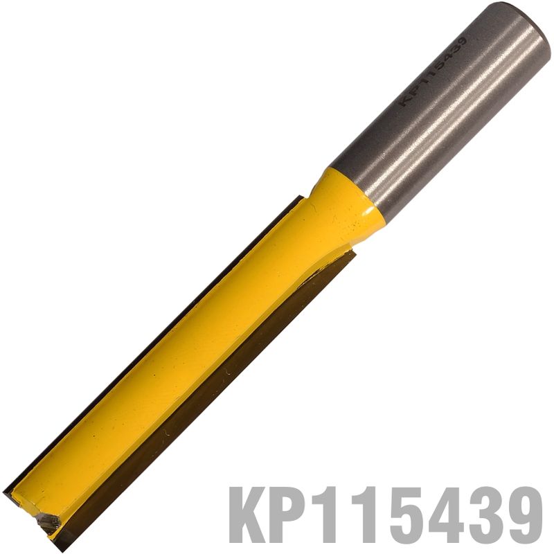 STRAIGHT BIT 1/2&#39;(12.7MM) X 2 1/2&#39;(63.5MM) CUT 2 FLUTE WITH BOTTOM CUT