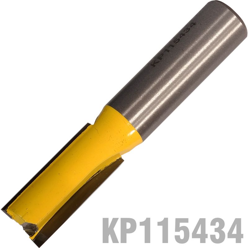 STRAIGHT BIT 1/2&#39;(12.7MM) X 1 1/4&#39;(31.8MM) CUT 2 FLUTE WITH BOTTOM CUT