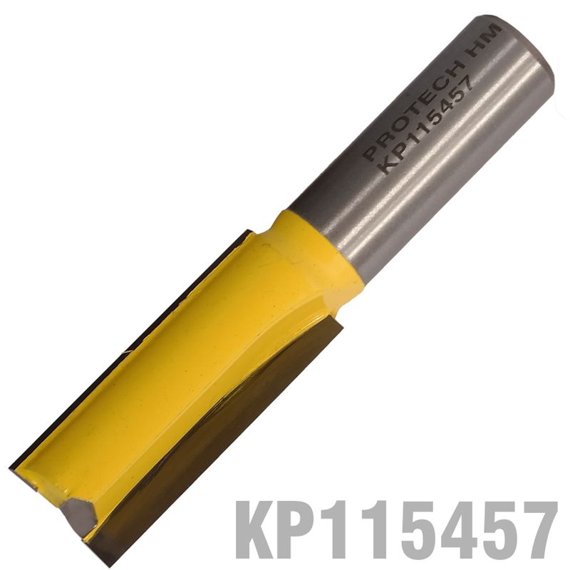 STRAIGHT BIT 5/8&#39;(15.9MM) X 1 1/2&#39;(38.1MM) CUT 2 FLUTE WITH BOTTOM CUT
