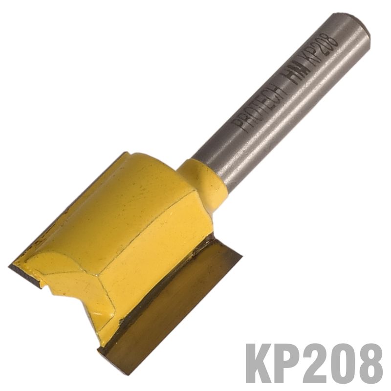 STRAIGHT BIT 3/4&#39;(19MM) X 3/4&#39;(19MM) TWO FLUTE 1/4&#39; SHANK