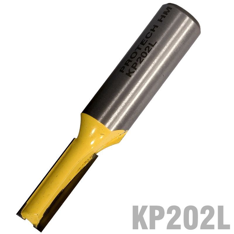 STRAIGHT BIT 5/16&#39; (7.9MM) X 1&#39;(25.4MM) TWO FLUTE 1/2&#39; SHANK
