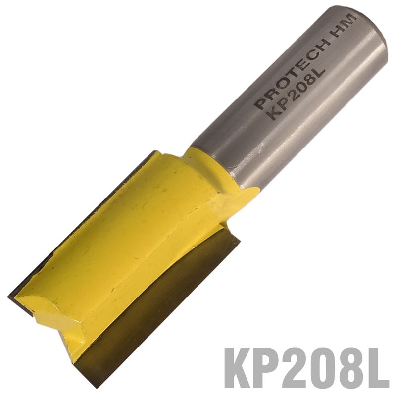 STRAIGHT BIT 3/4&#39;(19MM) X 1 1/4&#39;(31.8MM) TWO FLUTE 1/2&#39; SHANK