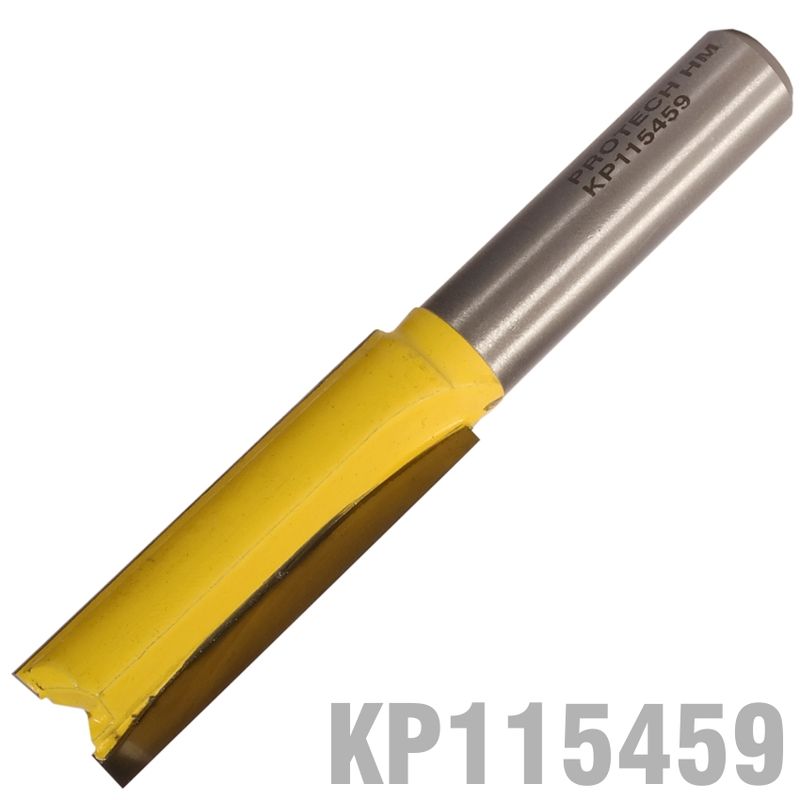STRAIGHT BIT 5/8&#39;(15.9MM) X 2&#39;(50.8MM) CUT 2 FLUTE WITH BOTTOM CUT 1/2