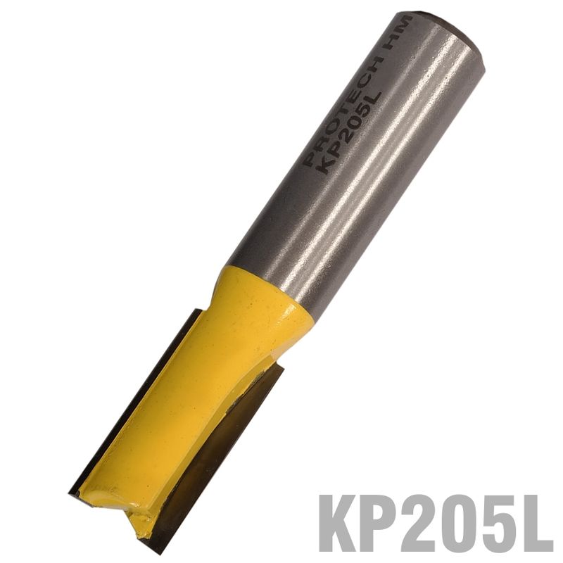 STRAIGHT BIT 1/2&#39; (12.7MM) X 1&#39;(25.4MM) TWO FLUTE 1/2&#39; SHANK