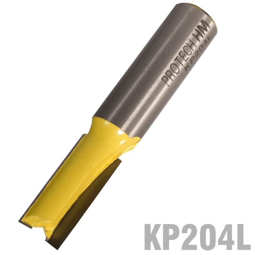 STRAIGHT BIT 7/16&#39; (9.5MM) X 1&#39;(25.4MM) TWO FLUTE LONG 1/2&#39; SHANK