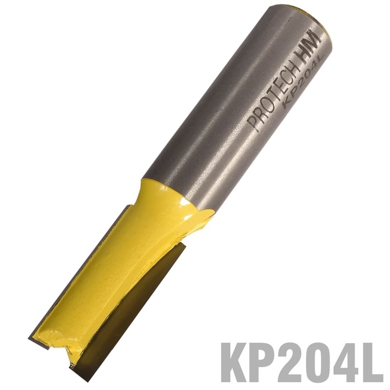 STRAIGHT BIT 7/16&#39; (9.5MM) X 1&#39;(25.4MM) TWO FLUTE LONG 1/2&#39; SHANK