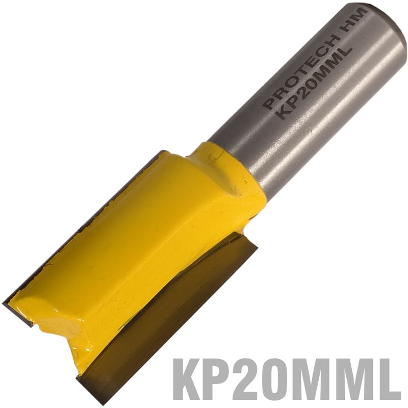 STRAIGHT BIT 20MM X 32MM CUT 2 FLUTE METRIC 1/2&#39; SHANK