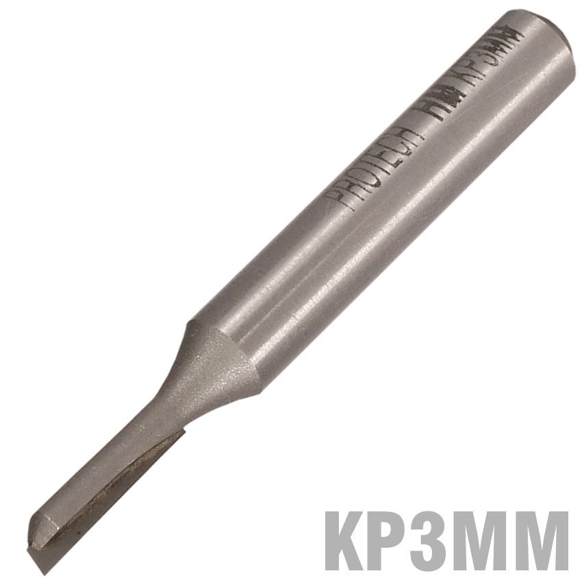 STRAIGHT BIT 3MM X 13MM SINGLE FLUTE METRIC 1/4&#39;SHANK