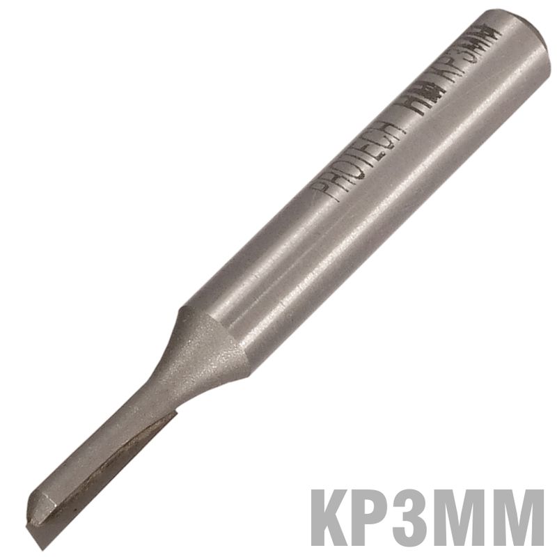 STRAIGHT BIT 3MM X 13MM SINGLE FLUTE METRIC 1/4&#39;SHANK