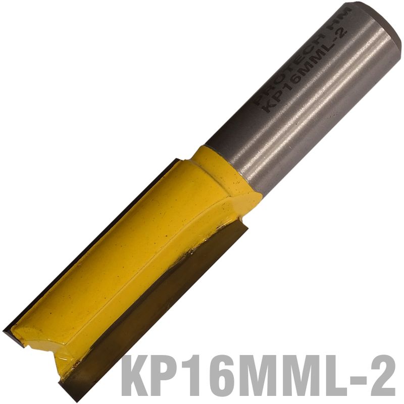 STRAIGHT BIT 16MM X 38MM CUT 2 FLUTE METRIC 1/2&#39; SHANK