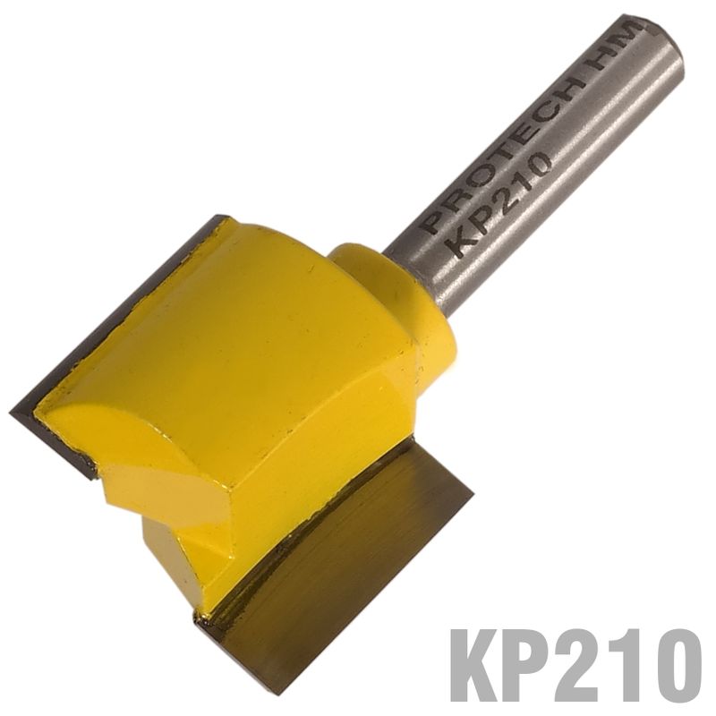 STRAIGHT BIT 1&#39;(25.4MM) X 3/4&#39;(19MM) TWO FLUTE 1/4&#39; SHANK