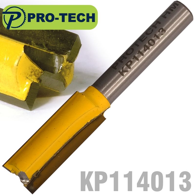 STRAIGHT BIT 3/8&#39;(9.5MM) X 1&#39;(25.4MM) CUT 2 FLUTE WITH BOTTOM CUT 1/4&#39;