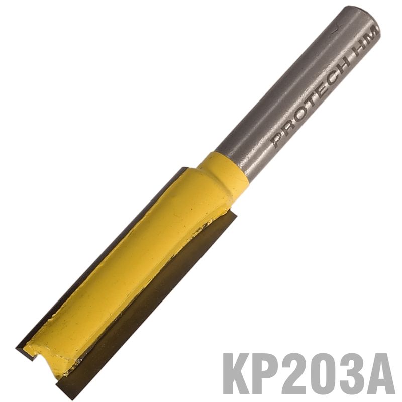 STRAIGHT BIT 3/8&#39; (9.5MM) X 1 1/4&#39;(32MM) TWO FLUTE LONG 1/4&#39; SHANK