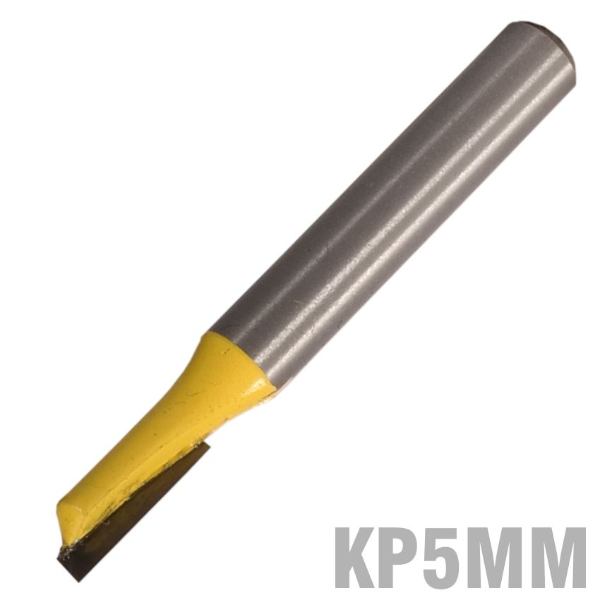 STRAIGHT BIT 5MM X 13MM SINGLE FLUTE METRIC 1/4&#39; SHANK
