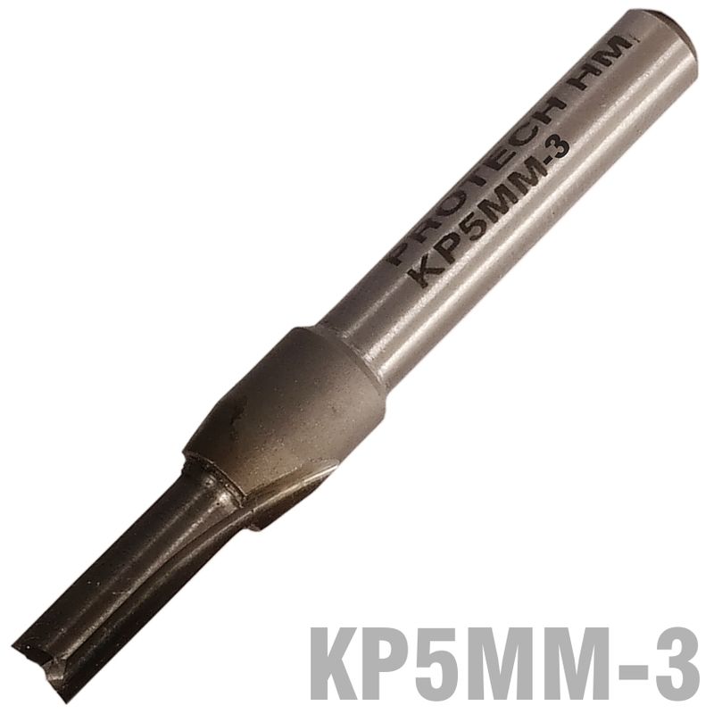 STRAIGHT BIT 5MM X 14MM TWO FLUTE SOLID CARBIDE 1/4&#39; SHANK